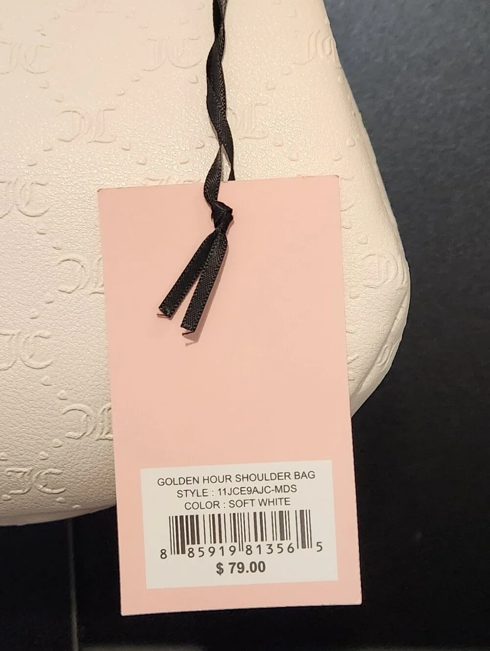 Juicy Couture White Hobo Bag. NWT
